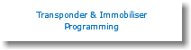 Transponder & Immobiliser Programming